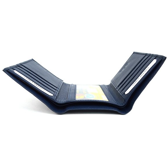 RFID Genuine Leather Tri-Fold Wallet - RFID-GLTRI - Picture 3 of 6